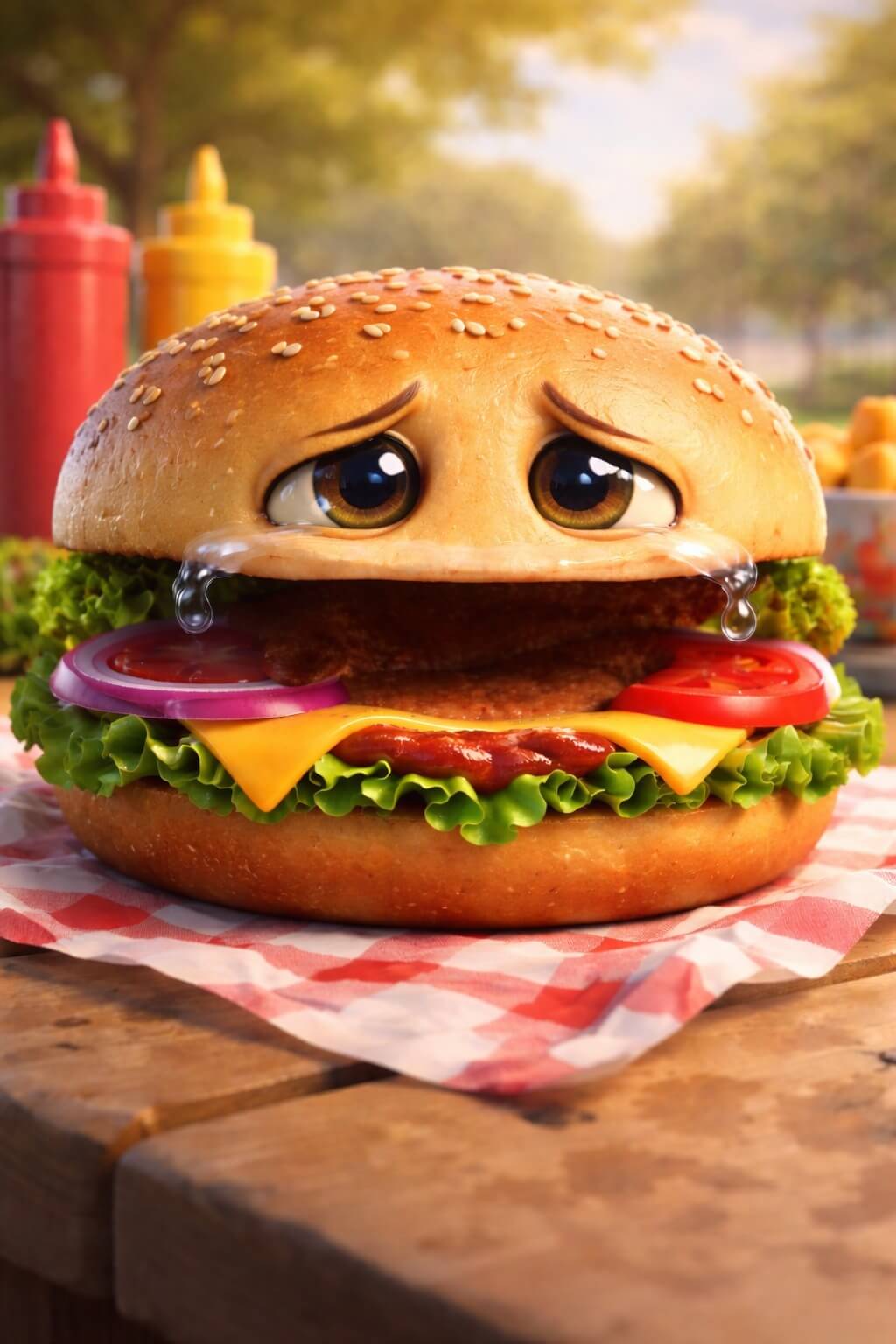 Hamburguesa sin carne
